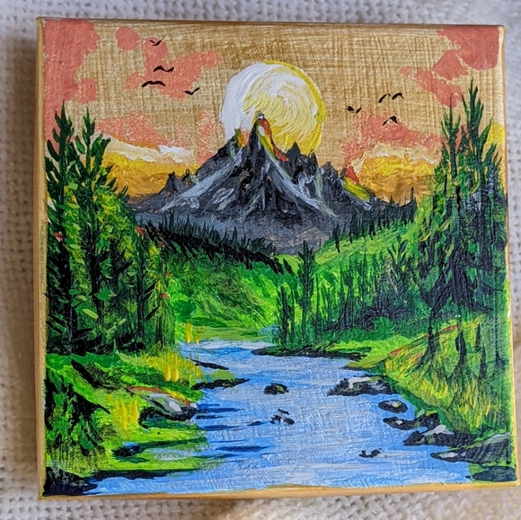 Artisan Other - PLEASE READ Hand Painted Gift Box